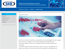 Tablet Screenshot of goseb.de